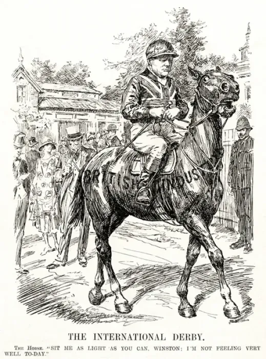Framed Print : Winston Churchill - Punch Cartoon Framed Print : Winston Churchill - Punch Cartoon