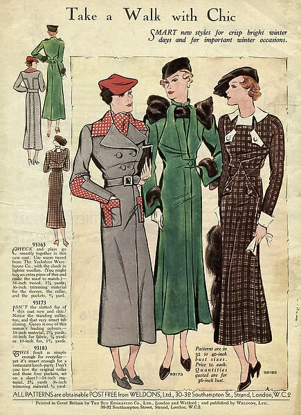 Winter fashion 1935