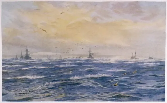 Framed Print : A Winter Gale at Scapa Framed Print : A Winter Gale at Scapa