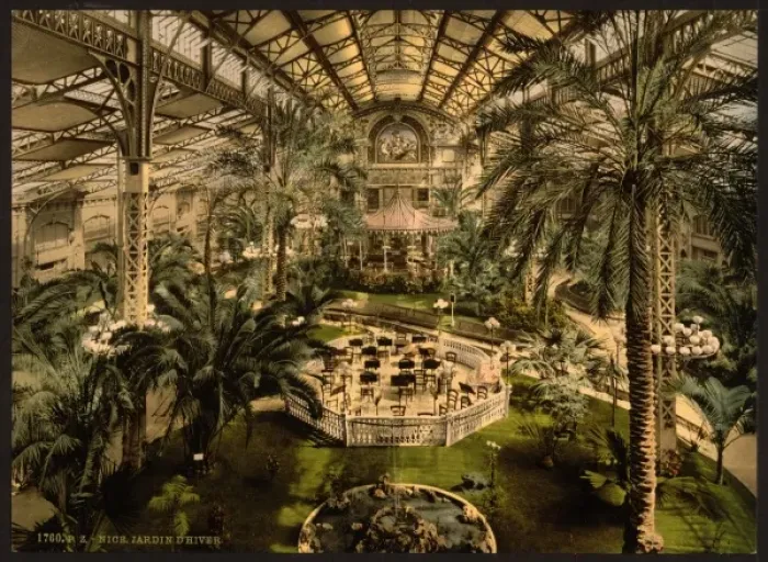 Framed Print : Winter garden (interior), Nice, Riviera Framed Print : Winter garden (interior), Nice, Riviera