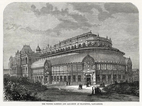 Winter Gardens and Aquarium at Blackpool 1878