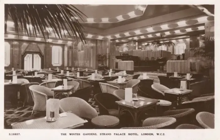 Framed Print : Winter Gardens, Strand Palace Hotel, London Framed Print : Winter Gardens, Strand Palace Hotel, London