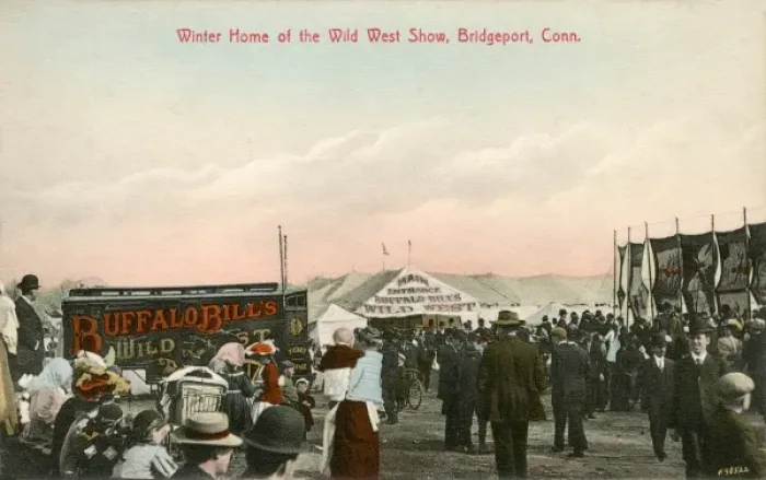 Framed Print : The winter home of the Wild West Show Framed Print : The winter home of the Wild West Show