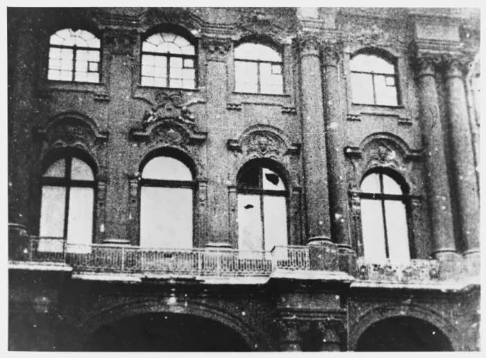 Framed Print : Winter Palace Damage Framed Print : Winter Palace Damage