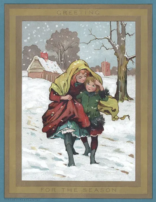 Framed Print : Winter Scene Framed Print : Winter Scene