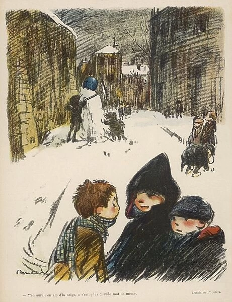 Winter Snowman 1911