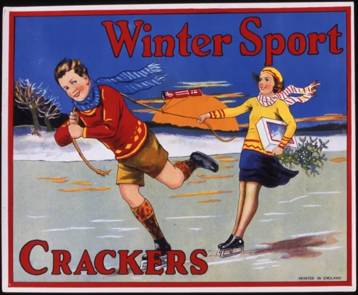 Framed Print : Winter Sport Christmas Crackers Framed Print : Winter Sport Christmas Crackers
