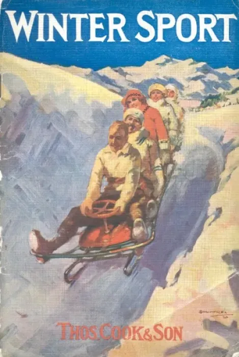 Framed Print : Winter Sport, Thomas Cook & Son