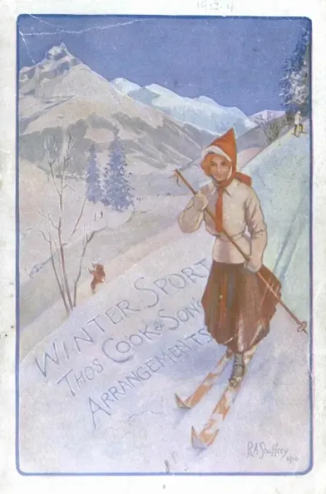 Framed Print : Winter Sport, Thomas Cook & Sons Arrangements Framed Print : Winter Sport, Thomas Cook & Sons Arrangements