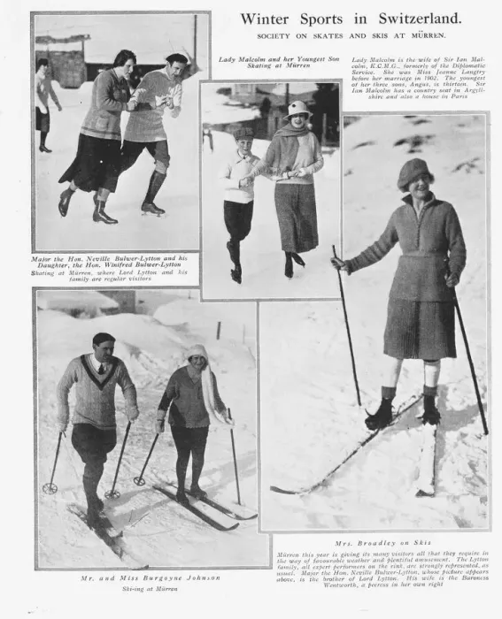 Framed Print : Winter Sports in Switzerland, 1921 Framed Print : Winter Sports in Switzerland, 1921