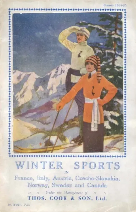 Framed Print : Winter Sports with Thomas Cook & Son Framed Print : Winter Sports with Thomas Cook & Son