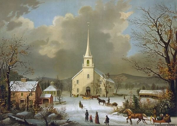 Winter Sunday in olden times
