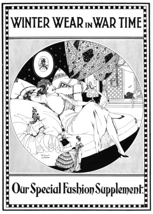 Framed Print : Winter Wear in War Time 1915