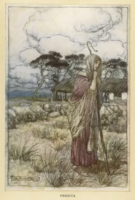 Framed Print : Winters Tale - Perdita Framed Print : Winters Tale - Perdita