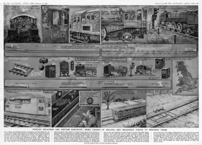 Framed Print : Wintry Weather and British Railways Framed Print : Wintry Weather and British Railways