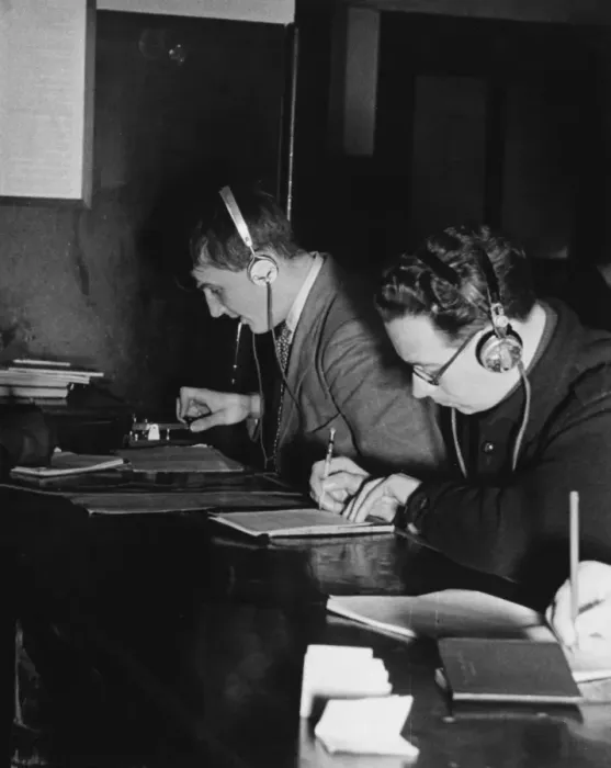 Framed Print : Wireless Operator School, WWII
