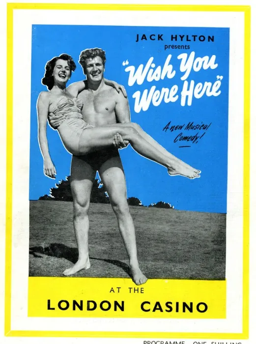 Framed Print : Wish You Were Here, musical comedy, London Casino Framed Print : Wish You Were Here, musical comedy, London Casino