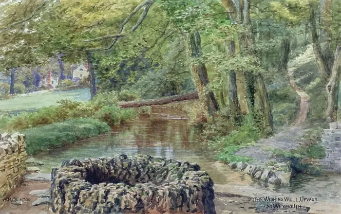 Framed Print : Wishing Well at Upwey, near Weymouth, Dorset Framed Print : Wishing Well at Upwey, near Weymouth, Dorset