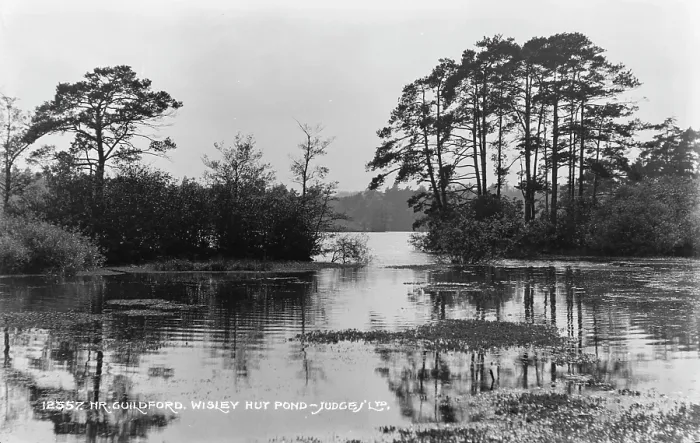 Framed Print : Wisley Hut Pond Framed Print : Wisley Hut Pond