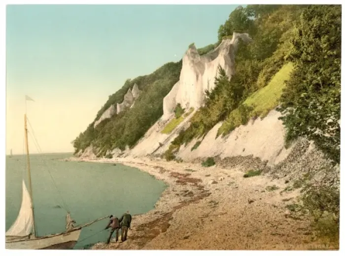 Framed Print : The Wissower Klinken, seen from below, Isle of Rugen, German Framed Print : The Wissower Klinken, seen from below, Isle of Rugen, German
