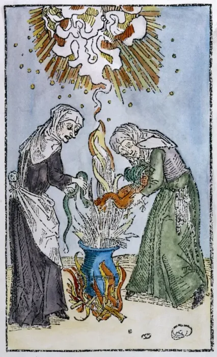 Framed Print : Witches Brewing Framed Print : Witches Brewing