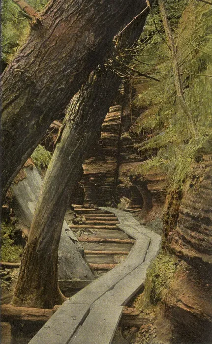 Framed Print : Witches Gulch, Wisconsin River, Wisconsin, USA Date: 1932 Framed Print : Witches Gulch, Wisconsin River, Wisconsin, USA Date: 1932