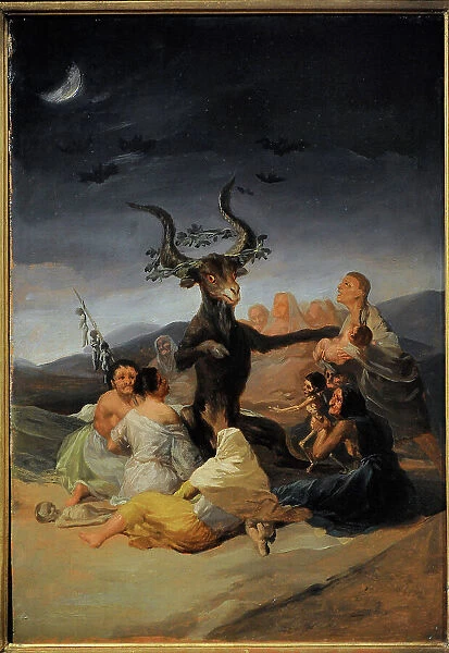The Witches Sabbath, 1797-1798, by Goya