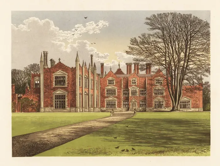 Framed Print : Witchingham Hall, Norfolk, England Framed Print : Witchingham Hall, Norfolk, England