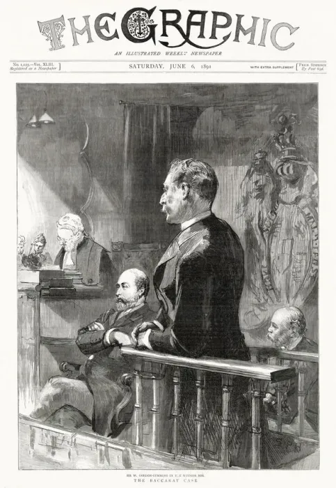 Framed Print : In the witness box William Gordon-Cumming a decorated lieutenant colonel in the Scots Framed Print : In the witness box William Gordon-Cumming a decorated lieutenant colonel in the Scots