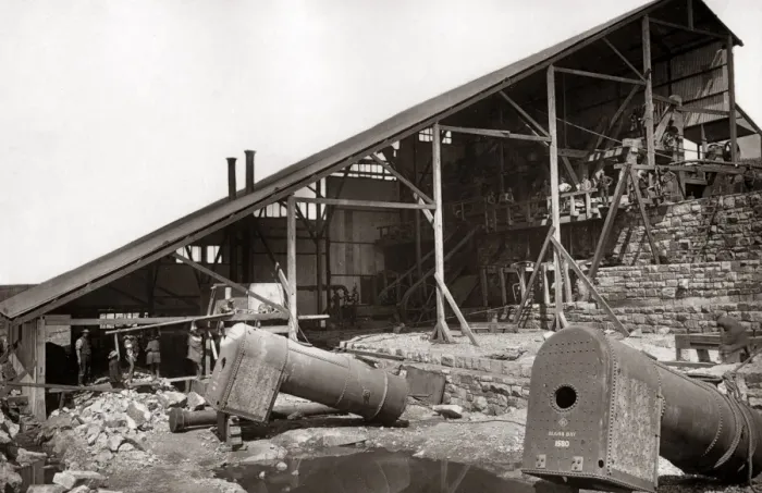 Framed Print : Witwatersrand Gold Mining Company, South Africa, circa 1888 Framed Print : Witwatersrand Gold Mining Company, South Africa, circa 1888