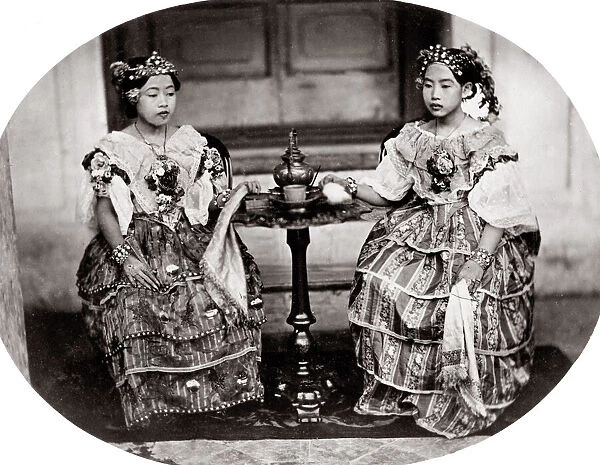 Wives of King Mongkut Rama IV - Siam Thailand