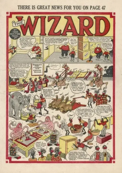 Framed Print : Wizard Magazine 1949