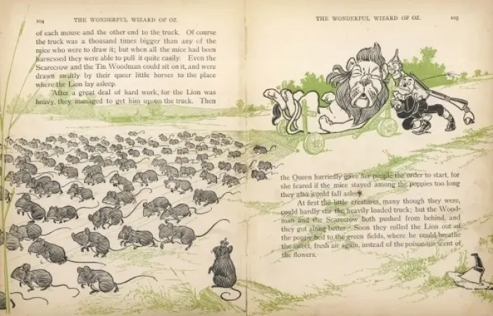 Framed Print : Wizard of Oz / Field-Mice Framed Print : Wizard of Oz / Field-Mice