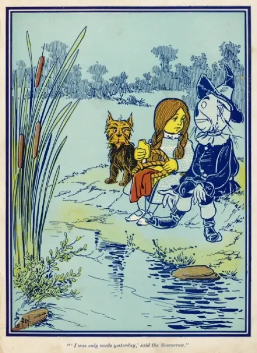 Framed Print : Wizard of Oz. Scarecrow Framed Print : Wizard of Oz. Scarecrow