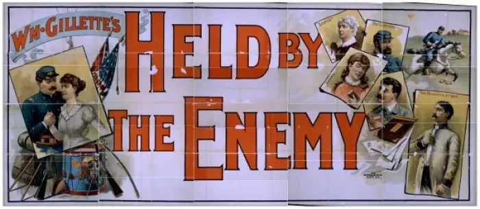 Framed Print : Wm. Gillettes Held by the enemy Framed Print : Wm. Gillettes Held by the enemy