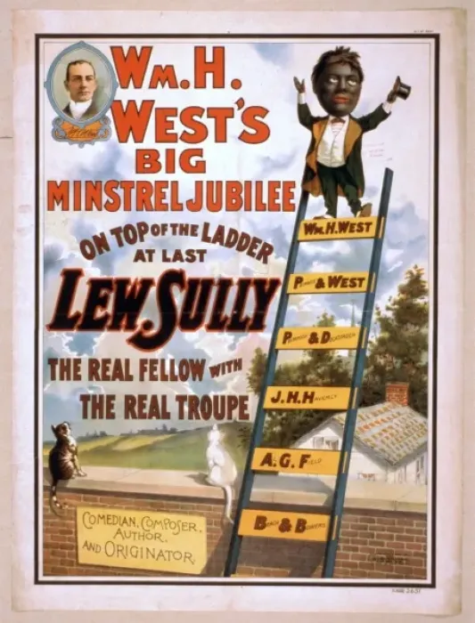 Framed Print : Wm. H. Wests Big Minstrel Jubilee Framed Print : Wm. H. Wests Big Minstrel Jubilee