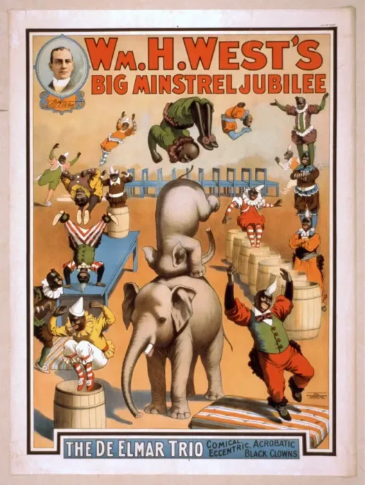 Framed Print : Wm. H. Wests Big Minstrel Jubilee Framed Print : Wm. H. Wests Big Minstrel Jubilee