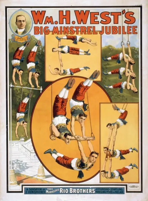 Framed Print : Wm. H. Wests Big Minstrel Jubilee Framed Print : Wm. H. Wests Big Minstrel Jubilee