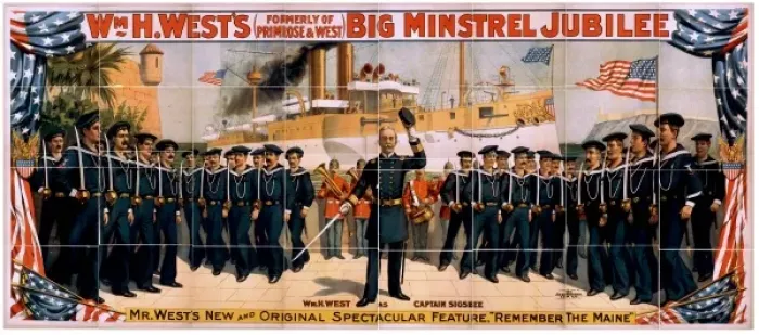 Framed Print : Wm. H. Wests Big Minstrel Jubilee (formerly of Primrose & W Framed Print : Wm. H. Wests Big Minstrel Jubilee (formerly of Primrose & W