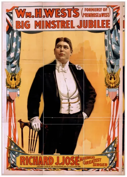 Framed Print : Wm. H. Wests Big Minstrel Jubilee (formerly of Primrose & W Framed Print : Wm. H. Wests Big Minstrel Jubilee (formerly of Primrose & W