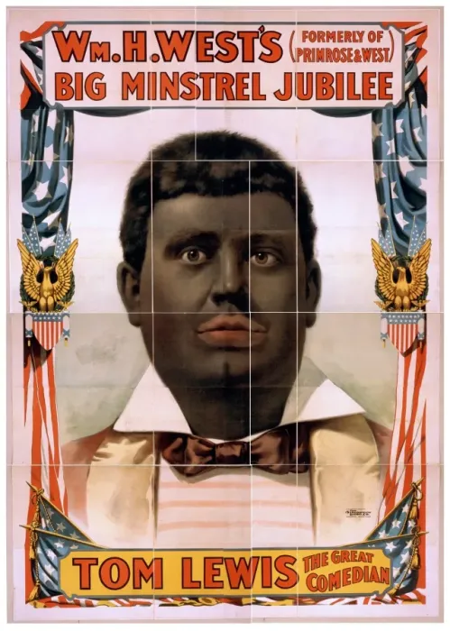 Framed Print : Wm. H. Wests Big Minstrel Jubilee (formerly of Primrose & W
