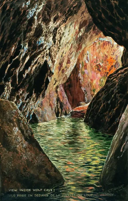 Framed Print : Wolf Cave, Jersey, Channel Islands Framed Print : Wolf Cave, Jersey, Channel Islands