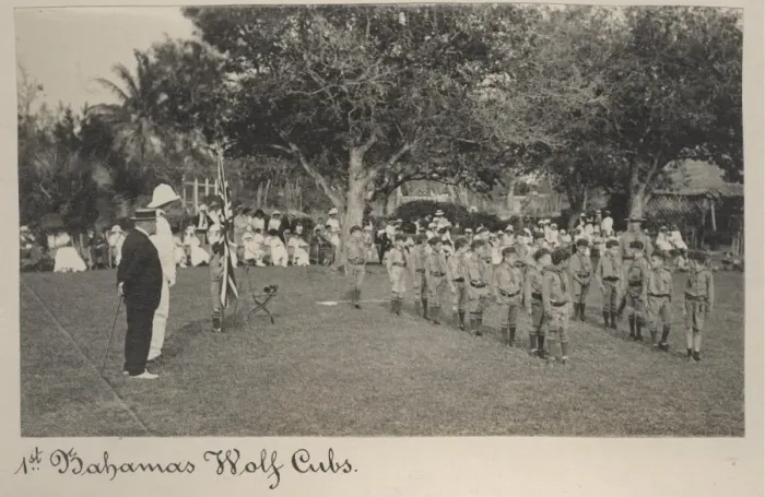 Framed Print : Wolf cubs of the 1st Bahamas Troop Framed Print : Wolf cubs of the 1st Bahamas Troop