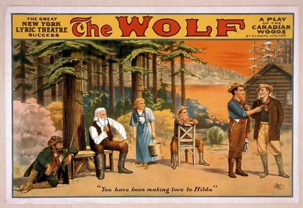 The wolf a play of the Canadian woods by Eugene Walter