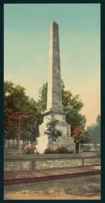 Framed Print : Wolfe and Montcalm monument, Quebec Framed Print : Wolfe and Montcalm monument, Quebec