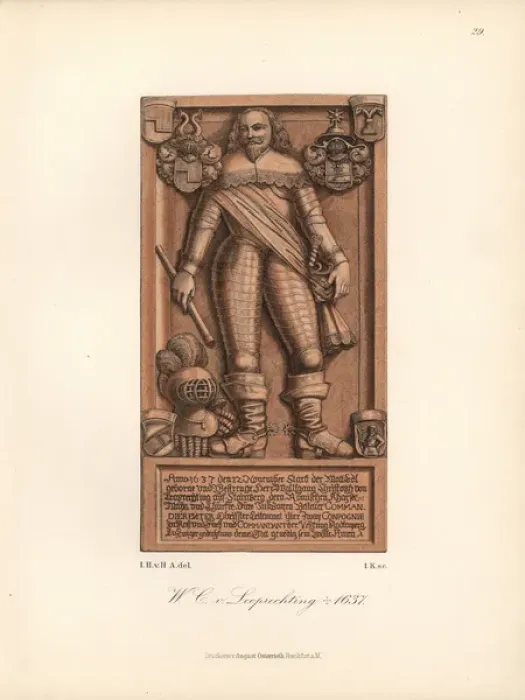 Framed Print : Wolfgang Christoph von Leoprechting, died 1637 Framed Print : Wolfgang Christoph von Leoprechting, died 1637