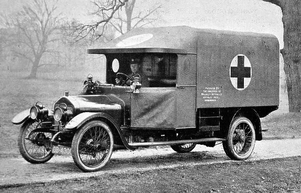A Wolseley ambulance