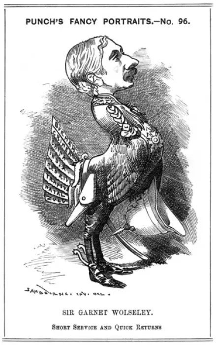 Framed Print : Wolseley Cartoon Framed Print : Wolseley Cartoon
