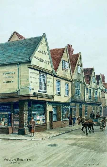 Framed Print : Wolsey's Birthplace, Ipswich, Suffolk Framed Print : Wolsey's Birthplace, Ipswich, Suffolk