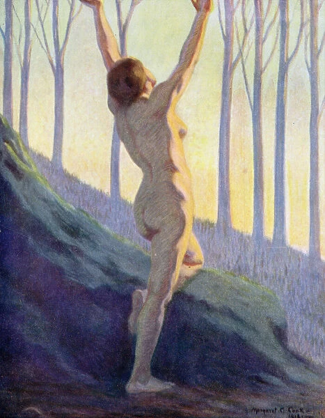 WOMAN AMID NATURE We have found our own, O my soul ! Date: 1913